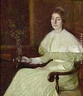 Portrait of Adeline Pond Adams Seated in an Interior